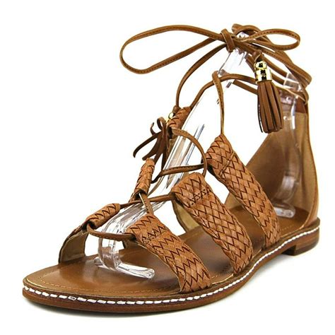 michael michael kors monterey leather sandal|Michael Michael Kors Monterey Gladiator Leather Lace.